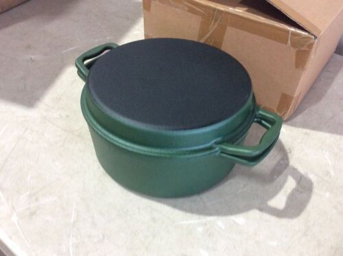 Cook's Essentials 4-qt Nonstick Cast-Iron Elite Braiser w/ Lid - Lot 465
