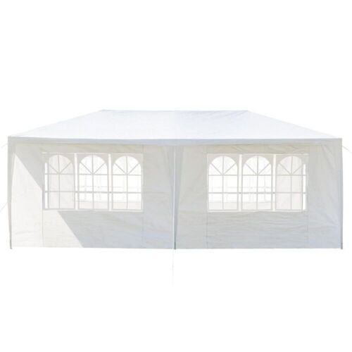 10' x 20' Party Tent Wedding Canopy Gazebo with 4 Side Walls - Lot 533