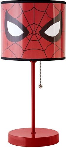 Spiderman Stick Table Lamp with Pull Chain - Lot 553