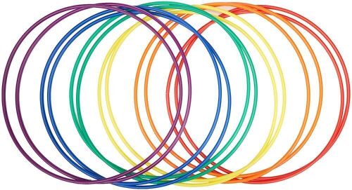 US Games Standard Hula Hoops, 36", Pack of 12  - Lot 554