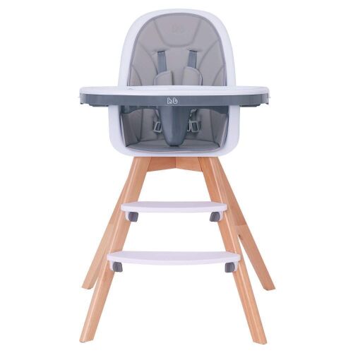 Baby High Chair with Double Removable Tray, Adjustable Legs - Lot 577