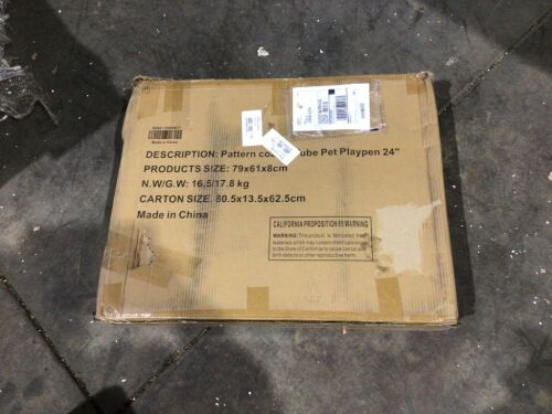 24" Pet Play Pen  - Lot 615