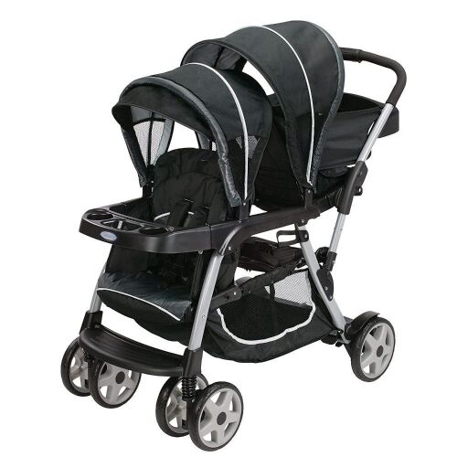 Graco Ready2Grow LX Lightweight Double Stroller, Gotham - Lot 632