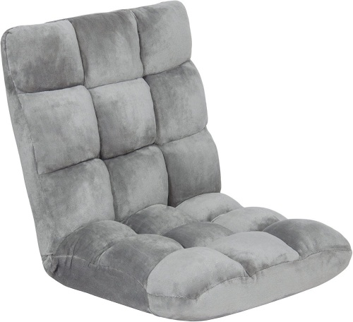 14-Position Memory Foam Folding Adjustable Gaming Floor Sofa Chair - Lot 640