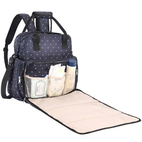 SAWNZC Diaper Bag Backpack with Changing Pad - Lot 791