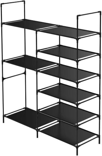 KIKIONLIFE 6 Tier Shoe Rack Tower  - Lot 833