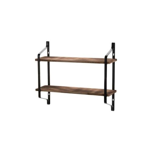 2 Tier Wall Mount Floating Display Shelves  - Lot 881