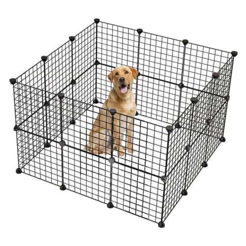 Foldable Metal Exercise Pet Playpen for Small Pets - Lot 886