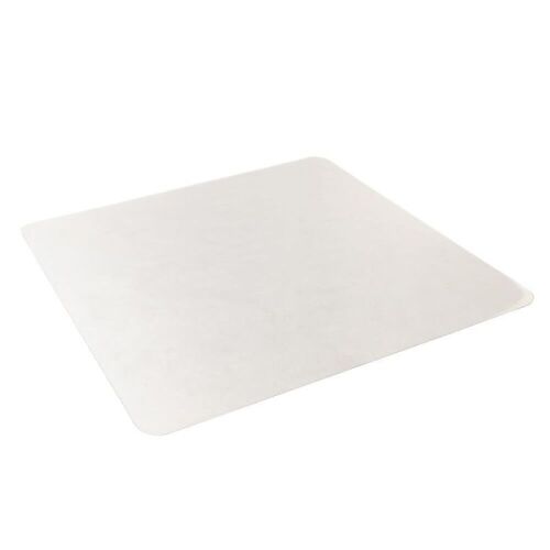 48" PVC Rectangle Matte Floor Protection Mat for Office Chairs for Carpet Transparent - Lot 934