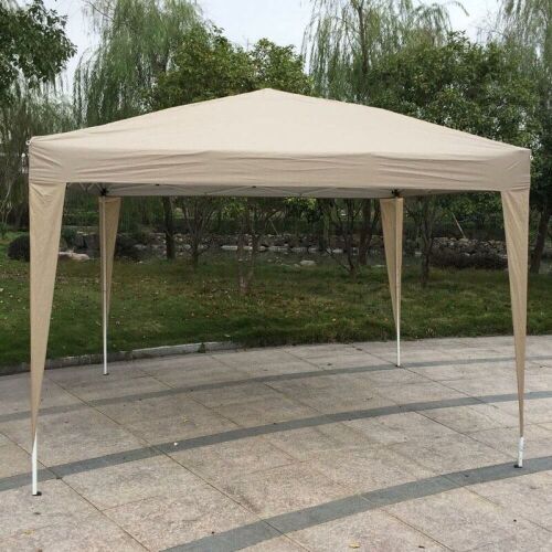 10 Ft.  x 10 Ft.  Metal Pop-Up Canopy - Lot 936