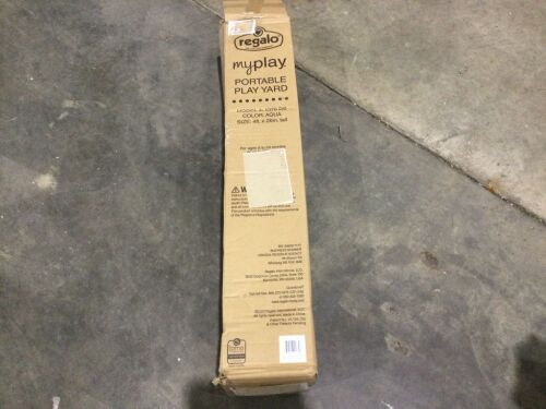 Regalo My Portable Play Yard Indoor and Outdoor, Washable, 6 Panel  - Lot 1093