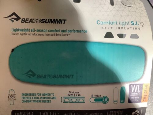 Seat To Summit Comfort Light S.I, Self Inflating, Ecommerce Return - Lot 86