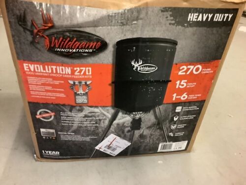 Wildgame Evolution 270 Feeder Kit, Ecommerce Return - Lot 88