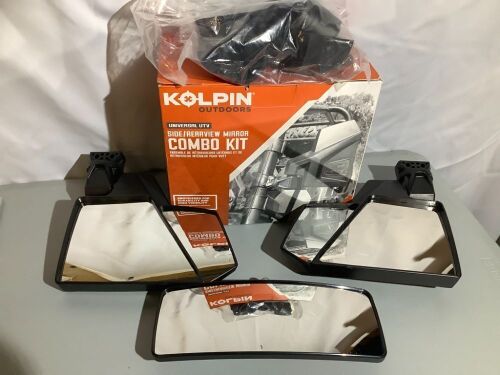 Kolpin Outdoors, Side/Rearview Mirror Combo Kit, Appears New - Lot 146