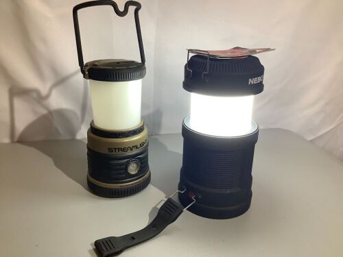 Lot of (2) Lantern, Ecommerce Return, Handle Broke, 1 untested - Lot 164