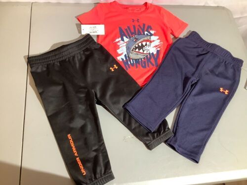 Lot of (3) Under Armour Infant Clothes 12 Months, Appears New - Lot 175