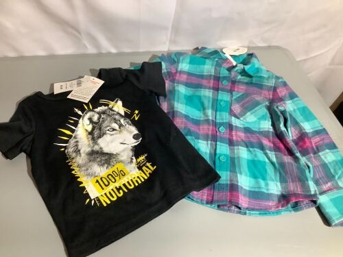 Lot of (2) Toddler Tops, 2T, Appears New - Lot 181