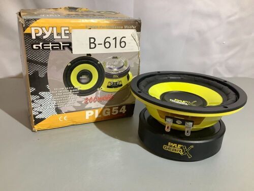 Pyle Gear 5" High Performance Woofer, Appears New - Lot 198