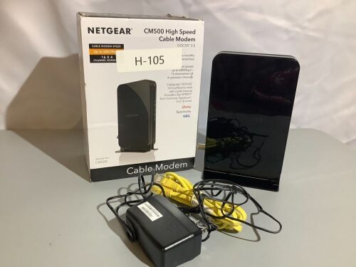 Netgear CM500 High Speed Cable Modem, Appears New - Lot 218