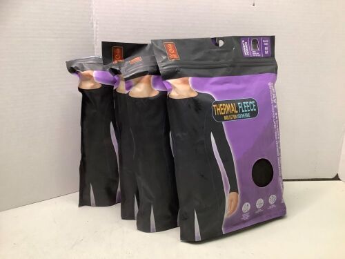 Lot of (4) SHE Thermal Fleece, Medium, 3 Shirts, 1 Pant, Appears New - Lot 233