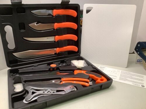 Outdoor Edge Butchermax Eleven-Piece Game Processing Set, Appears New - Lot 313