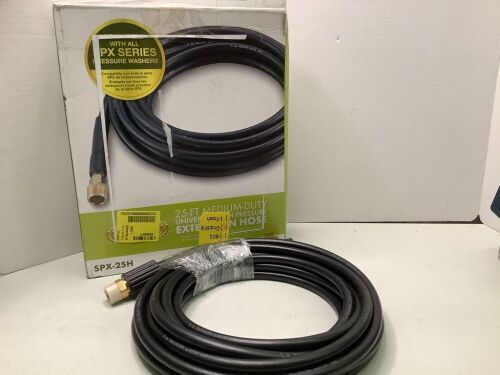 25 Ft Medium Duty Universl High Presseure Extension Hose, Appears New - Lot 323