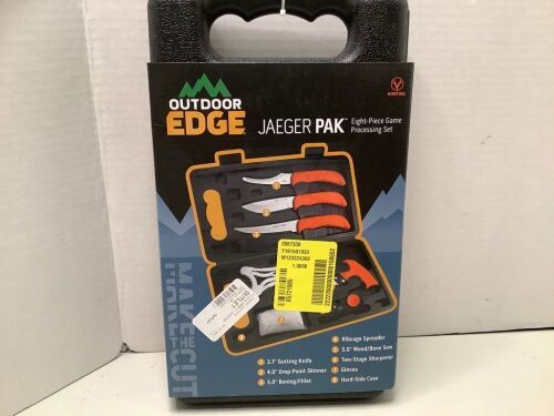 Outdoor Edge Jaeger Pak, Eight Piece Game Processing Kit, Appears New - Lot 514