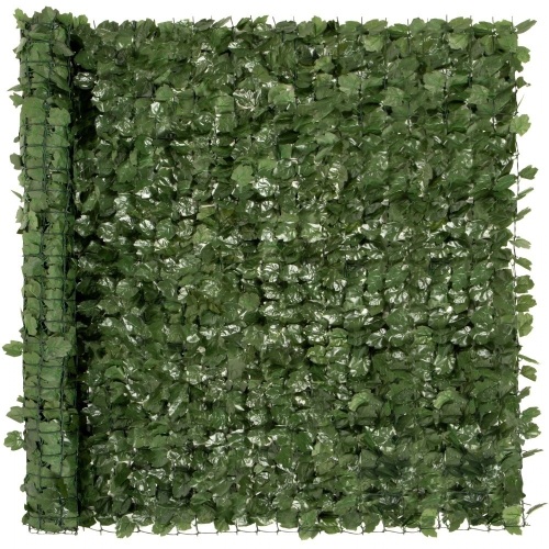 Outdoor Faux Ivy Privacy Screen Fence - 96x72in - Lot 1267