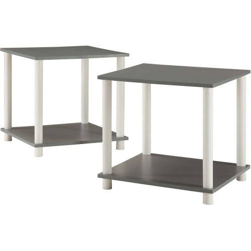 Set of Two No-Tools Assembly End Table - Lot 1907
