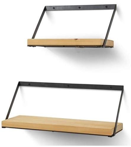 Karbaun Wooden Floating Shelves, Appears New - Lot 64