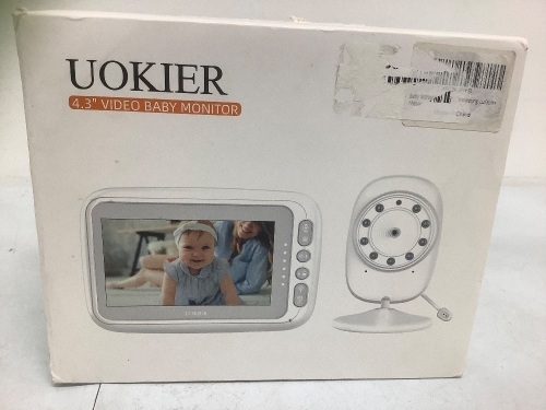Uokier Video Baby Monitor, Untested, E-Commerce Return - Lot 102