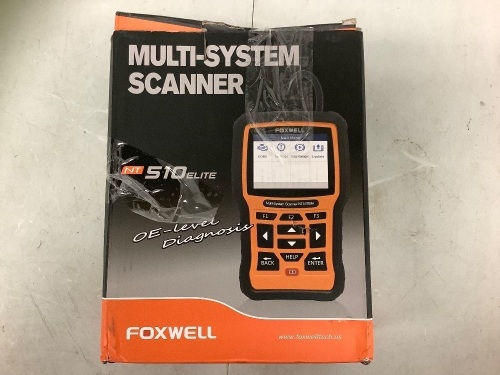 Foxwell Multi-System Scanner, Untested, E-Commerce Return - Lot 104