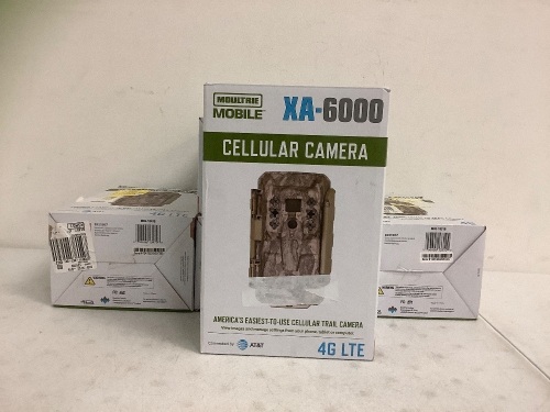 Lot of (5) Assorted Moultrie Trail Cams, E-Comm Return - Lot 111
