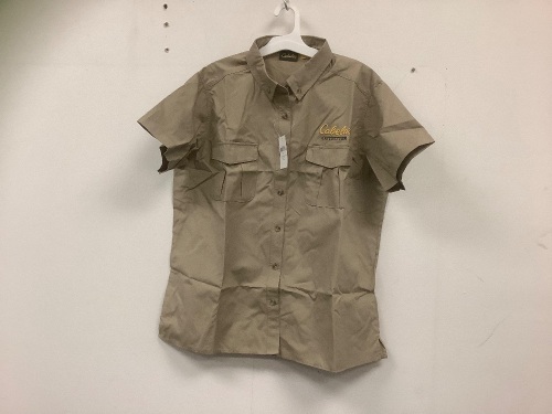 Womens Logo Button Up Shirt, XL, Appears New - Lot 115