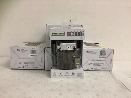 Lot of (5) Assorted Moultrie Trail Cams, E-Comm Return - Lot 147