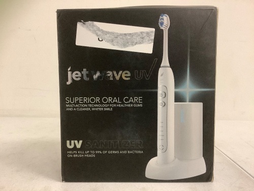 Jet Wave UV Elecrtric Toothbrush, E-Comm Return - Lot 168
