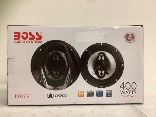 Boss 4 Way Full Range Speakers, E-Comm Return - Lot 180