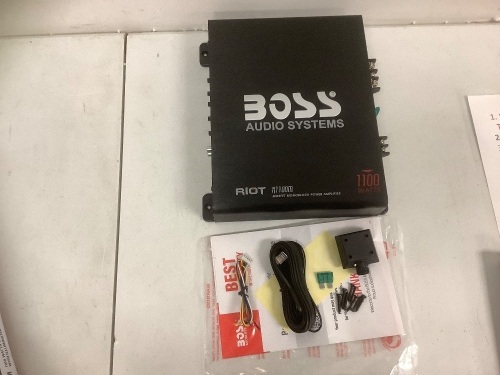 Boss 1100W Mosfet Monoblock Power Amplifier, Untested, E-Commerce Return - Lot 193