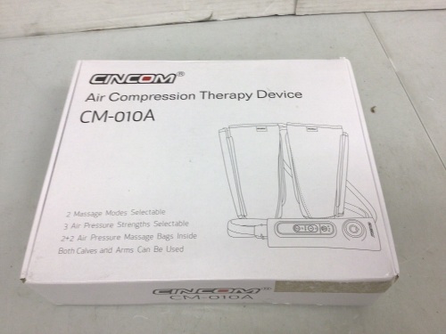 Air Compression Therapy Device, Powers Up, E-Commerce Return - Lot 262