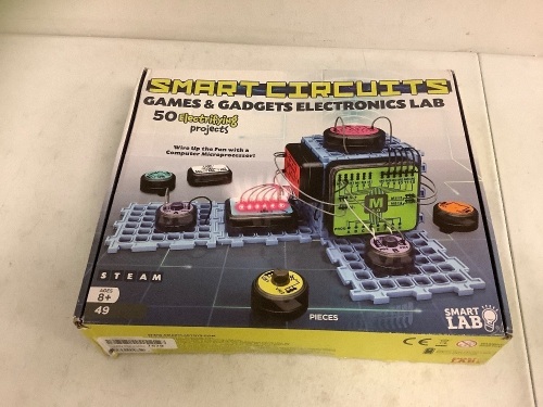 Smart Circuits Games and Gadgets Electronics Lab, Appears New - Lot 266