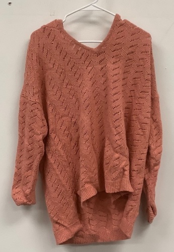 Natural Reflections Womens Hooded Sweater, XL, Appears New - Lot 310