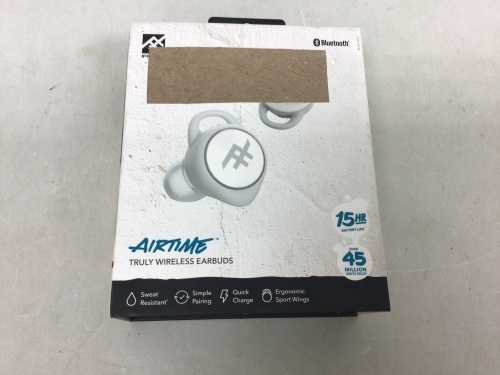 Airtime Wireless Earbuds, Powers Up, E-Commerce Return - Lot 341