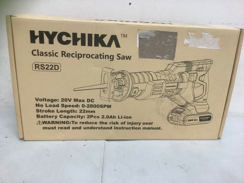 Hychika Reciprocating Saw, Untested, E-Commerce Return - Lot 354