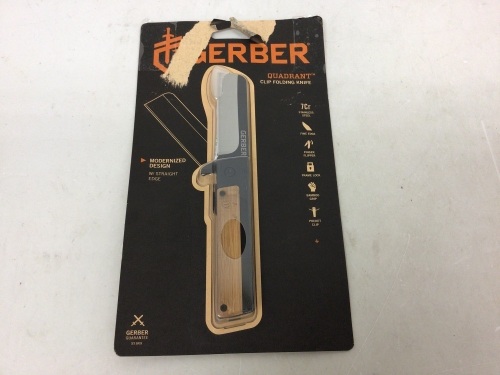 Gerber Quadrant Folding Knife, E-Commerce Return - Lot 364