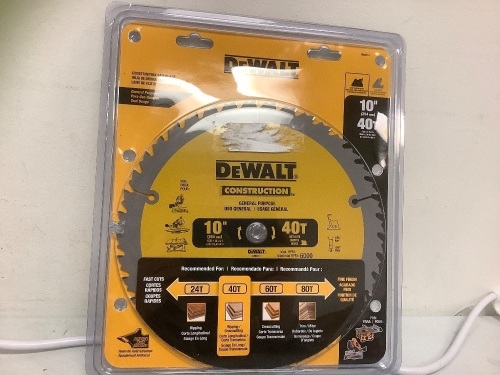 Dewalt Saw Blade, Appears New - Lot 387