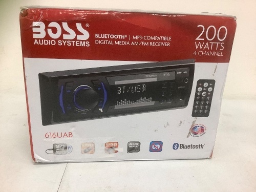 Boss Bluetooth Digital Media Receiver, Untested, E-Commerce Return - Lot 390