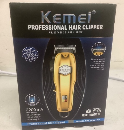 Kemei Hair Clipper, Untested, E-Commerce Return - Lot 402