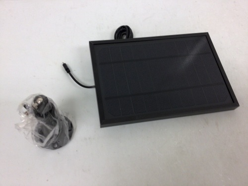 Solar Panel for Security Camera, Untested, E-Commerce Return - Lot 409