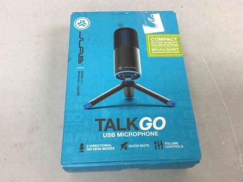 Jlab TalkGo USB Microphone, Untetsed E-Commerce Return - Lot 422