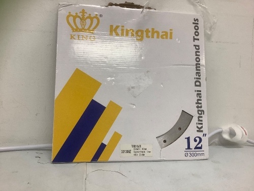 Kingthai 12" Masonry Diamond Blade, E-Commerce Return - Lot 430
